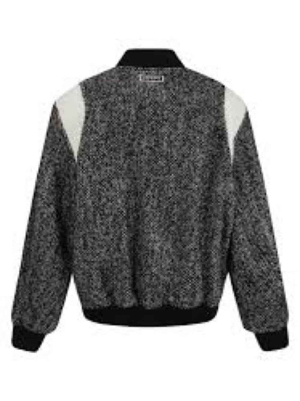 Kenzo Marl-Knit Varsity Jacket Black - Small